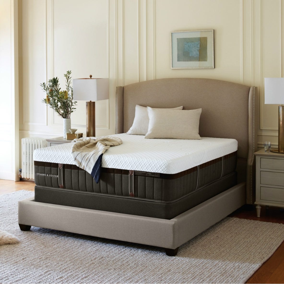 Caldera Plush Luxury Estate Hybrid Mattress by Stearns and Foster ...